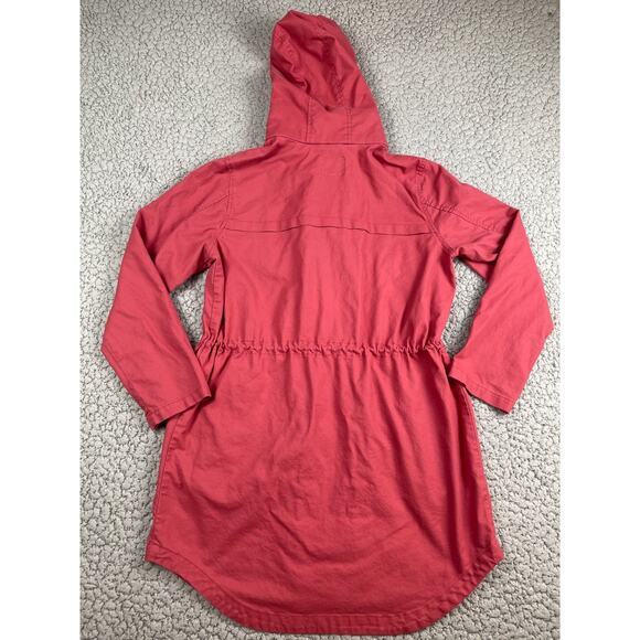 Old Navy Parka Jacket Full Zip Womens Large Pink Pockets Hooded Chore - Picture 9 of 10